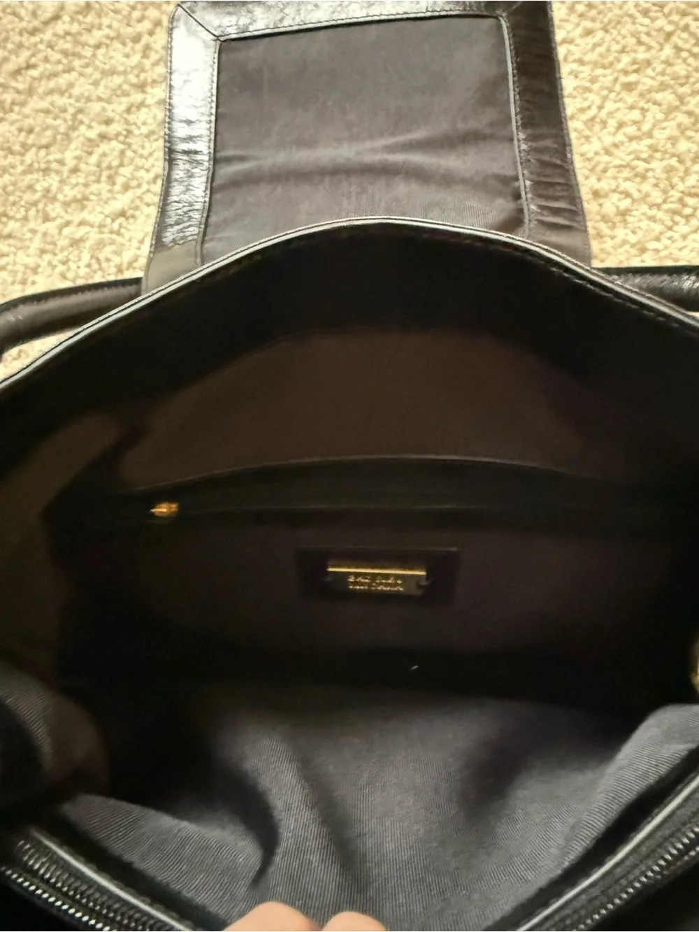 Badgley Mischka black Amber large handbag